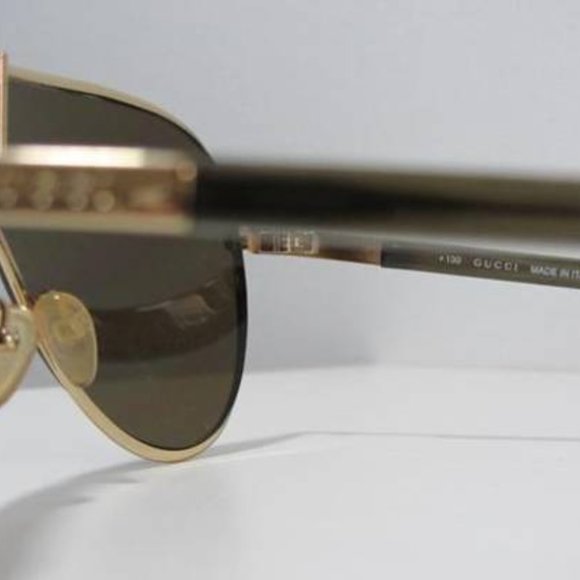 Dark Brown & Gold Gg 1650/S/F Logo Sunglasses - Picture 4 of 5